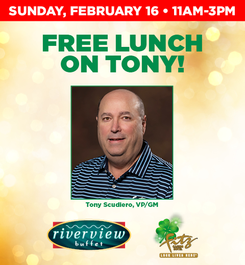 Fz31354 Lunch Is On Tony Free Lunch Riverview Buffet February 480X520 Dgtl