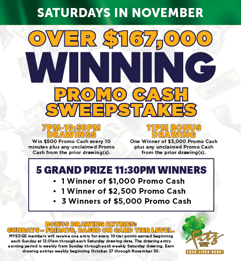 Fz30726 $150,000Winningcash&Promocashsweepstakes November 480X520 Dgtl