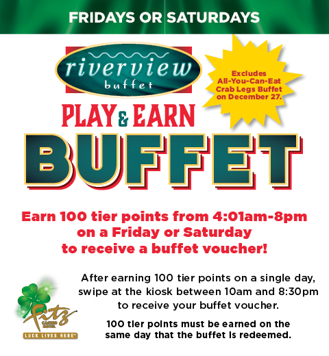 Fz33888 Play & Earn Buffet Fridays & Saturdays Dec 480X520 Dgtl